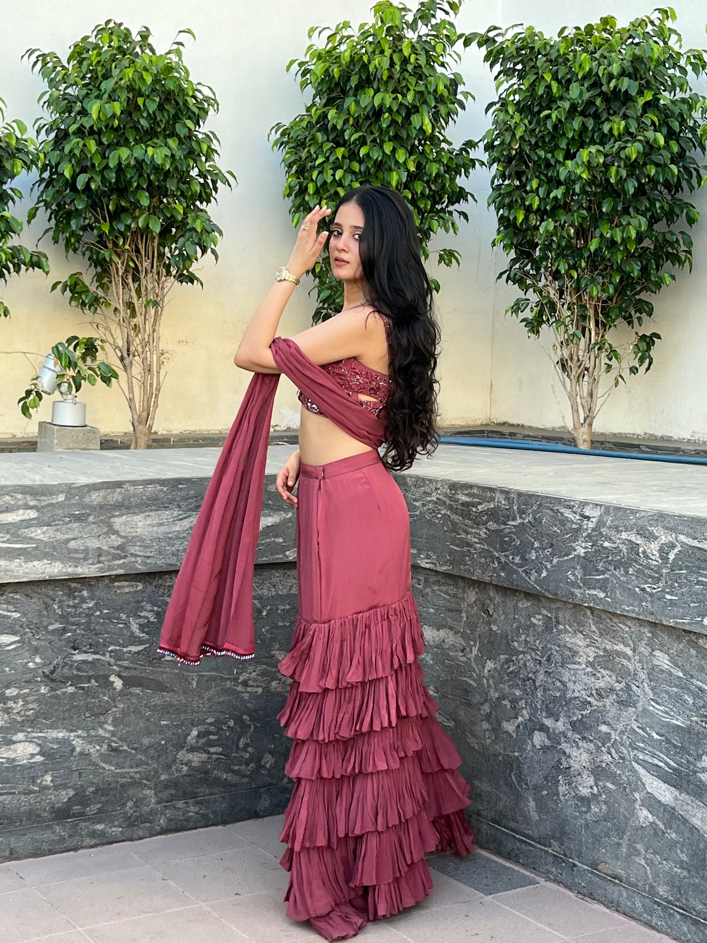 Fishcut Lehenga