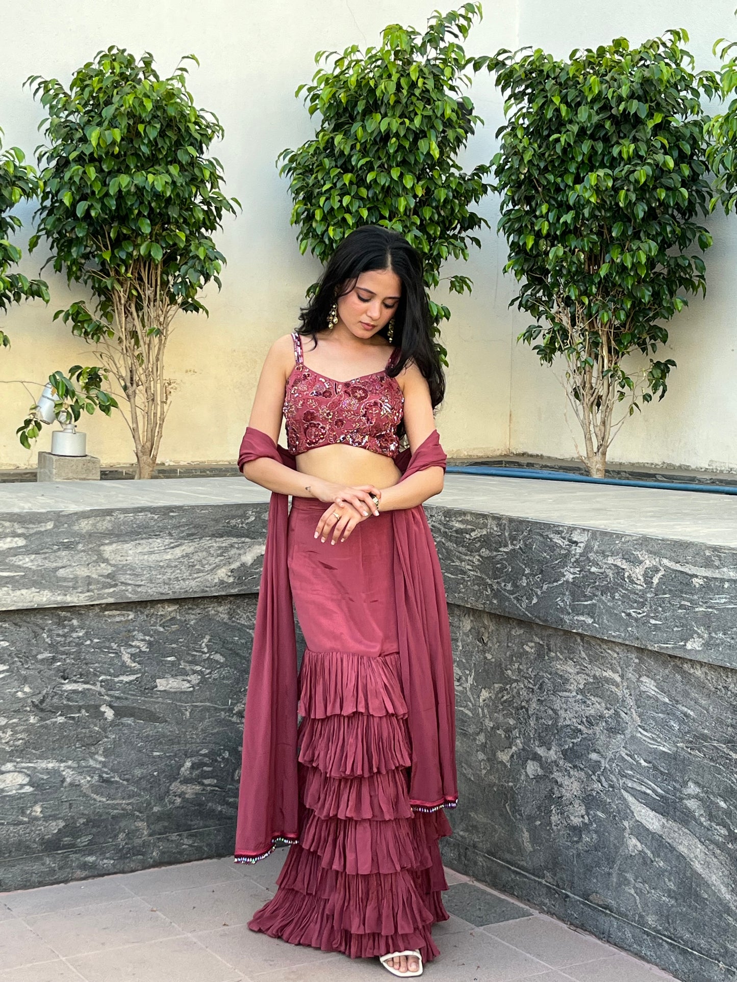 Fishcut Lehenga